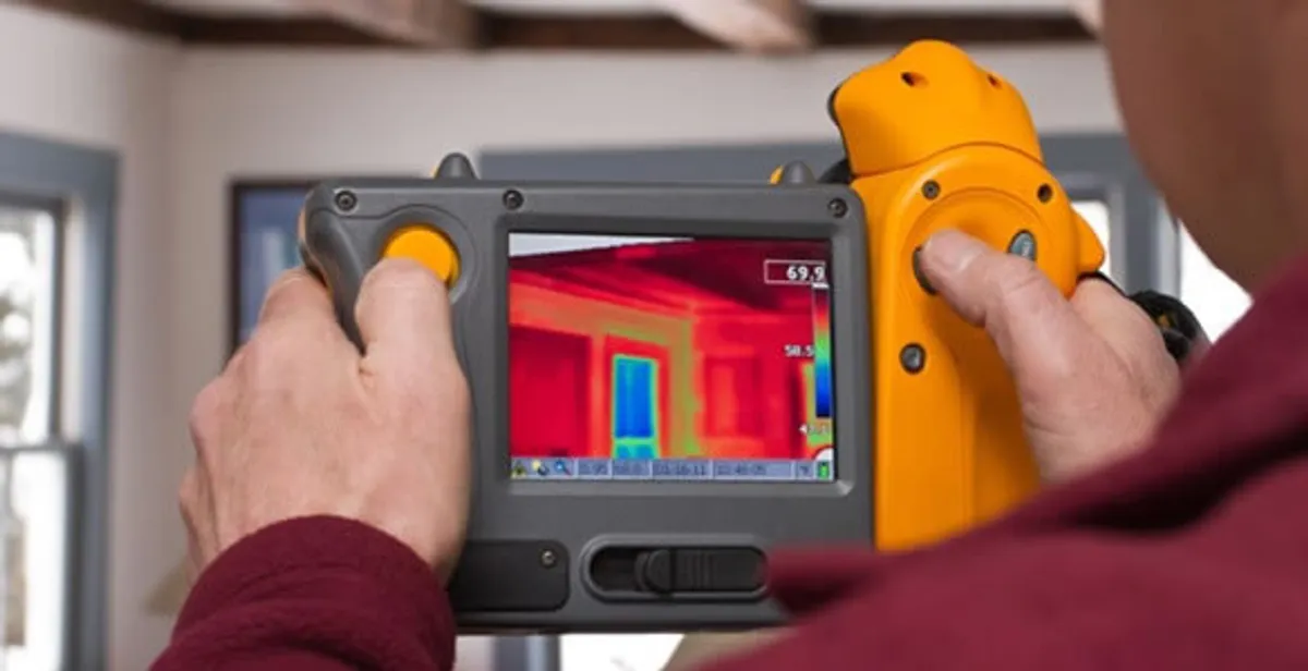 home energy audit service capturing thermal readings to analyze insulation and electrical efficiency in Scottsdale, AZ