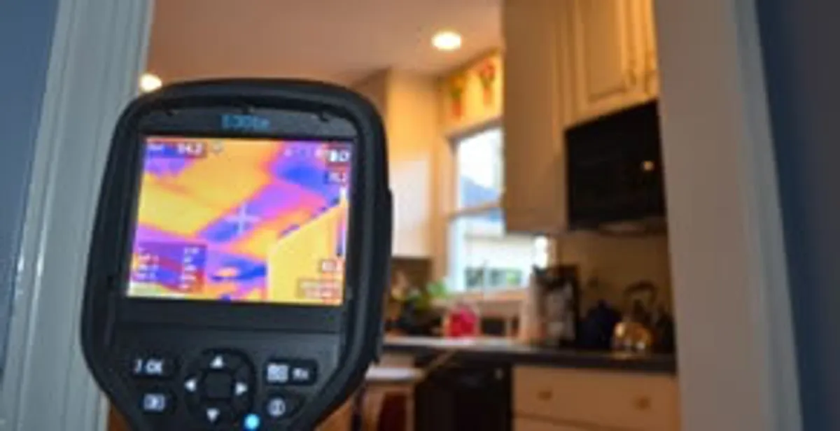home energy audit service using thermal imaging to evaluate electrical efficiency inside a home in Scottsdale, AZ