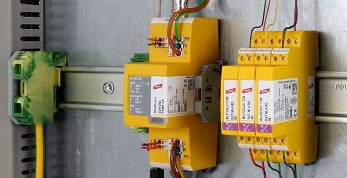 lightning surge protection system with surge suppressors installed by electrical service professionals in Scottsdale, AZ