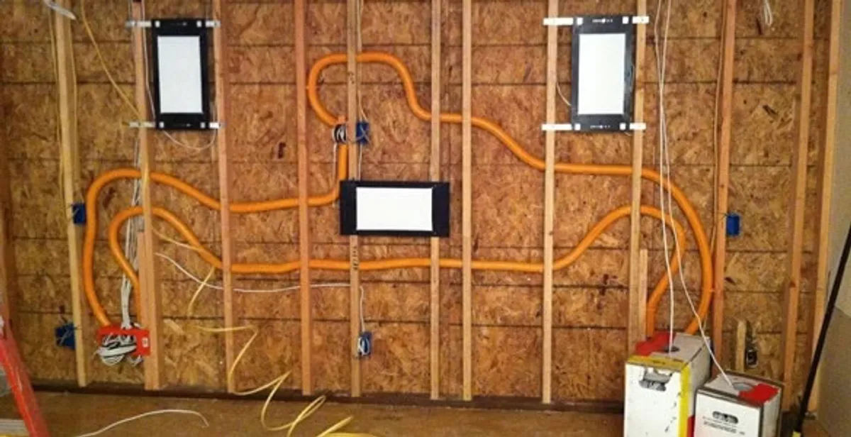 new construction wiring project displaying complete electrical system layout installed by professionals in Scottsdale, AZ