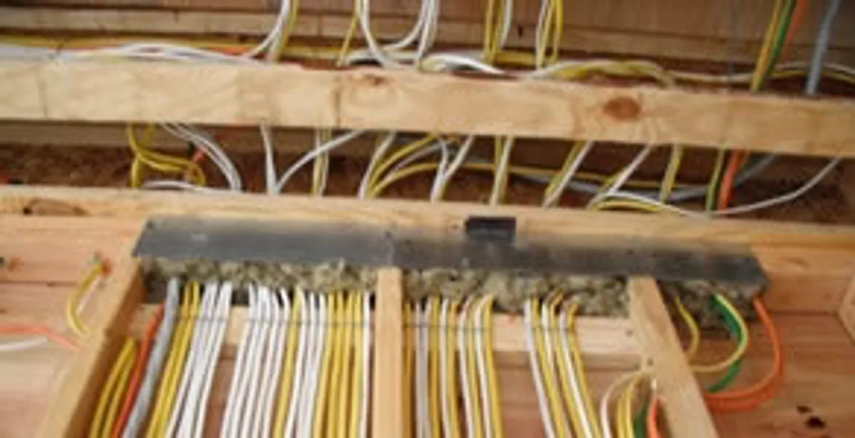 new construction wiring services with organized electrical rough-in performed by licensed electricians in Scottsdale, AZ
