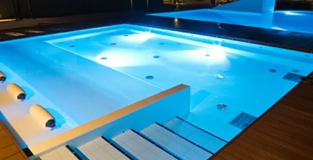 pool light installation and repair services providing modern illuminated pool lighting in Scottsdale, AZ