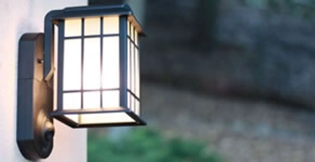 security light installation services with professionally mounted exterior wall light in Scottsdale, AZ